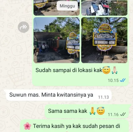 Pengiriman Papan Bunga Duka Pamulang Timur