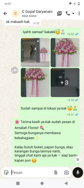 Pengiriman Karangan Bunga Pamulang Timur